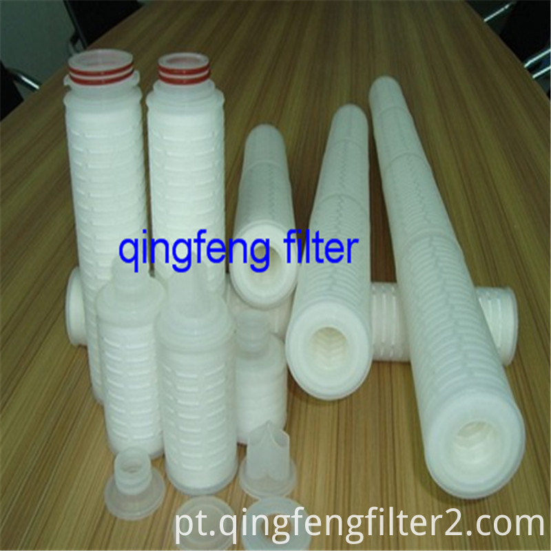 Filtro de membrana hidrofóbico & Oleophobic do cartucho da água de PTFE 0,2 mícrons para a filtragem do ar